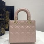 Replica Lady Dior Pale Pink Abc - premium superclone handbag