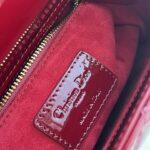 Replica Lady Dior Patent Red Abc