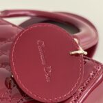 Replica Lady Dior Patent Red Abc - 1:1 premium replica handbag