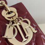 Replica Lady Dior Patent Red Abc