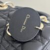 Replica Lady Dior Black Abc - best quality fake designer bag
