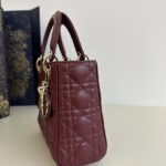 Replica Lady Dior Bordeaux Abc - 1:1 premium replica handbag