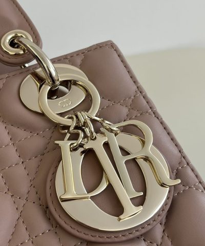 Fake Lady Dior Blush Pink Abc - top-grade luxury bag dupe