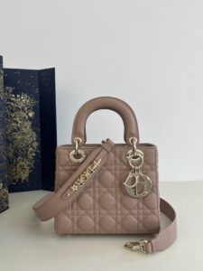 Fake Lady Dior Blush Pink Abc - elite factory replica handbag