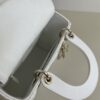 Fake Dior Lady Dior White Abc - top-grade luxury bag dupe