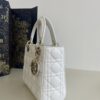 Fake Dior Lady Dior White Abc - top-grade luxury bag dupe