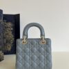 Fake Dior Lady Dior Blue Abc - high-end replica designer purse