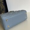 Fake Dior Lady Dior Blue Abc - ultra-realistic fake purse