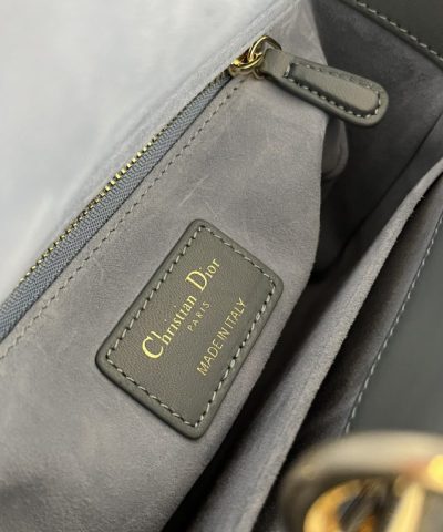 Fake Lady Dior Grey Abc - top-grade luxury bag dupe
