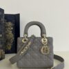 Fake Lady Dior Grey Abc - high-quality designer bag dupe