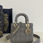 Replica Lady Dior Grey Abc - high-quality designer bag dupe
