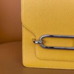 Replica Hermès Sac Roulis Yellow - top-grade luxury bag dupe