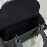 Replica Lady Dior Medium Ultramatte Black