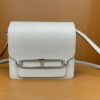 Replica Hermès Sac Roulis White - 1:1 premium replica handbag