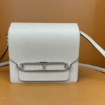 Replica Hermès Sac Roulis White - 1:1 premium replica handbag