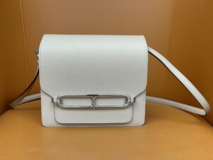 Replica Hermès Sac Roulis White - 1:1 premium replica handbag