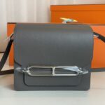 Replica Hermès Sac Roulis Grey