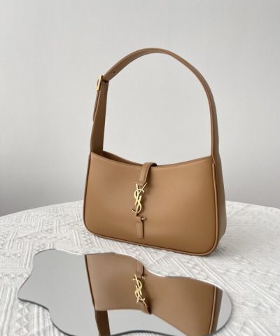Fake YSL Le 5 A 7 Hobo Brown - ultra-realistic fake purse