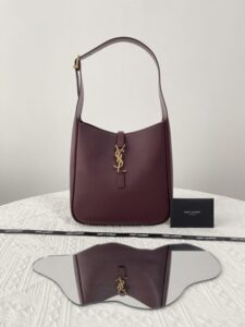 Fake YSL Le 5 A 7 Small Bordeaux - 1:1 premium replica handbag