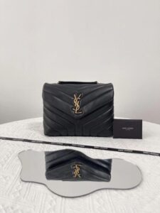 Replica YSL Loulou Small Black - top-grade luxury bag dupe