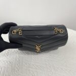Replica YSL Loulou Small Black - top-grade luxury bag dupe