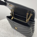 Replica YSL Loulou Small Black - top-grade luxury bag dupe