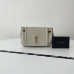 Replica YSL Nolita White - premium superclone handbag
