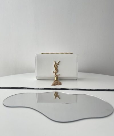 Fake YSL Kate Tassel White - elite factory replica handbag