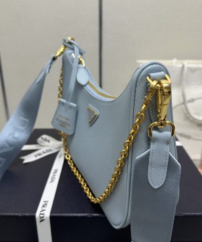 Fake Prada Re – Edition 2005 Blue - high-end replica designer purse