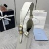 Fake Prada Cleo Medium White - top-grade luxury bag dupe