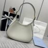 Fake Prada Cleo Medium White - top-grade luxury bag dupe