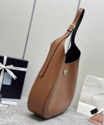 Replica Prada Cleo Large Brown Bag - premium superclone handbag