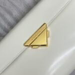 Replica Prada White Leather Handbag - affordable luxury replica bag