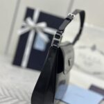 Replica Prada Cleo Black Bag With Flap - 1:1 premium replica handbag
