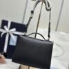 Replica Prada Saffiano Black Envelope - premium superclone handbag