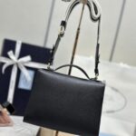 Replica Prada Saffiano Black Envelope - premium superclone handbag
