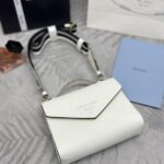 Replica Prada Saffiano White Envelope