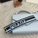 Replica Prada Saffiano Blue Envelope - affordable luxury replica bag