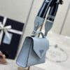 Replica Prada Saffiano Blue Envelope - high-quality designer bag dupe