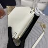 Fake Prada Saffiano White Small Envelope - high-end replica designer purse