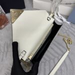 Replica Prada Saffiano White Small Envelope