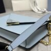 Replica Prada Saffiano Blue Small Envelope - premium superclone handbag