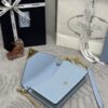 Replica Prada Saffiano Blue Small Envelope - premium superclone handbag