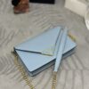 Replica Prada Saffiano Blue Small Envelope - designer handbag clone