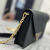 Replica Prada Saffiano Black Small Envelope - best quality fake designer bag