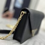 Replica Prada Saffiano Black Small Envelope