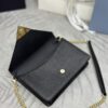 Replica Prada Saffiano Black Small Envelope - best quality fake designer bag