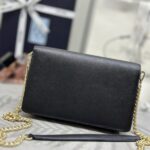Replica Prada Saffiano Black Small Envelope - 1:1 premium replica handbag