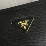 Replica Prada Saffiano Black Bucket Black