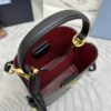 Fake Prada Saffiano Black Bucket Black - elite factory replica handbag